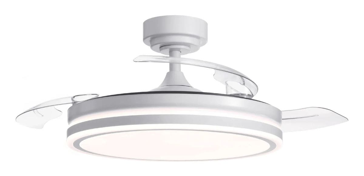 Ventilador de techo con luz motor DC Targes CRISTAL RECORD