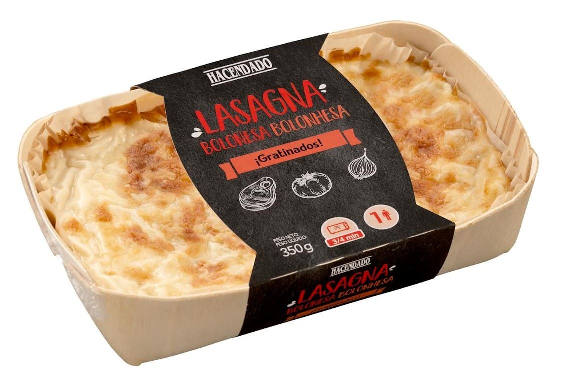 Lasaña boloñesa Hacendado