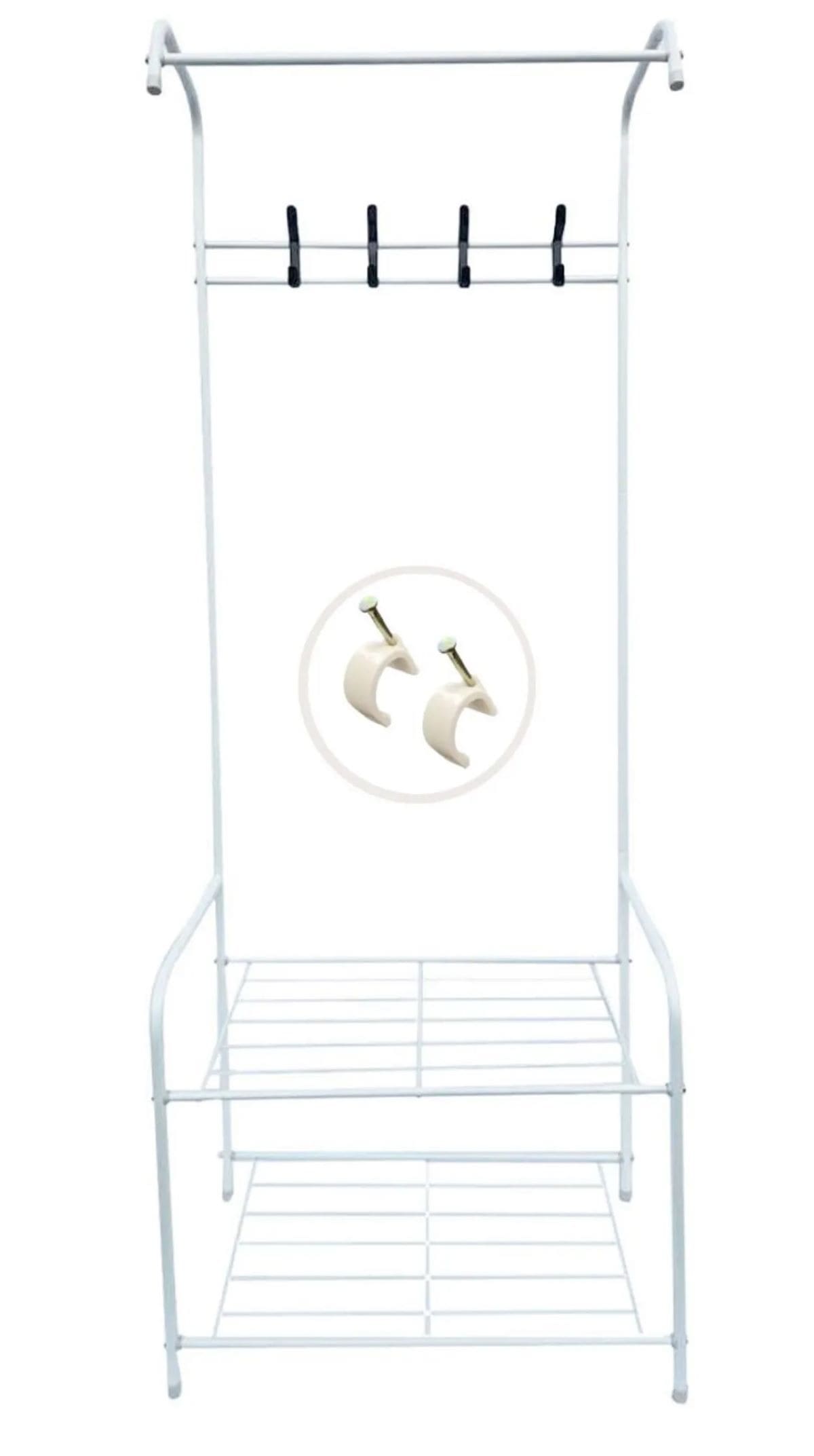 Perchero y zapatero de pedestal ABB4US