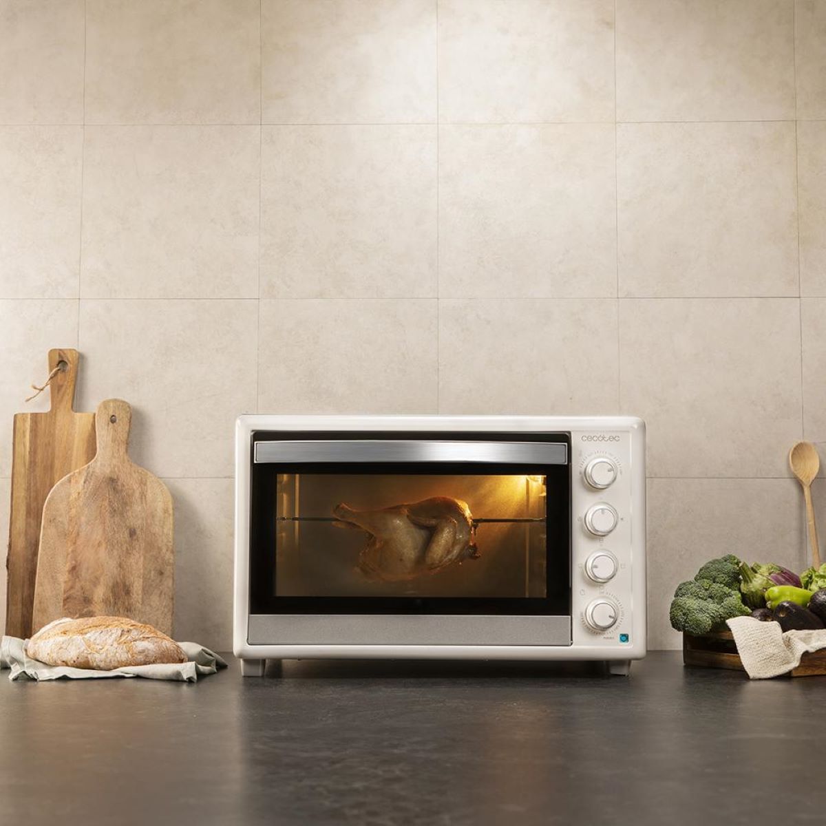 Horno de sobremesa Cecotec Bake&Toast 6090 White Gyro