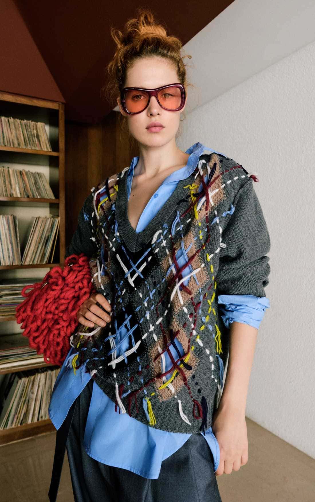 Jersey De Punto Con Lana de Parfois