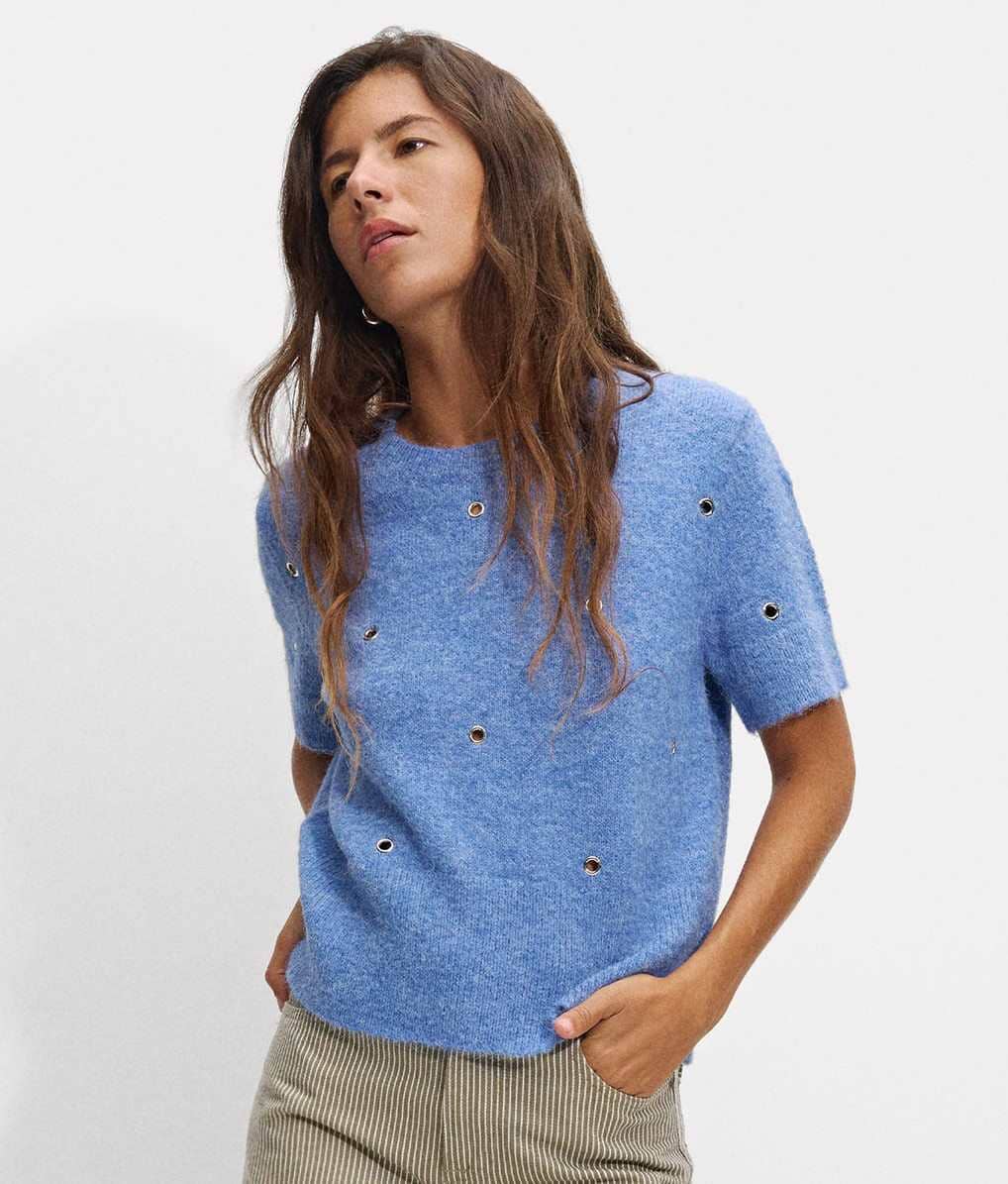 Jersey De Punto Con Tachuelas de Parfois