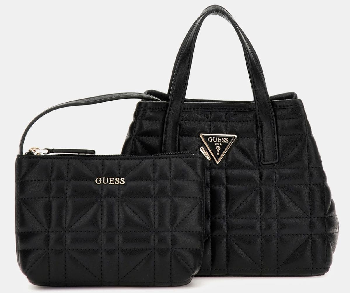 Mini shopper latona pespunteada de Guess