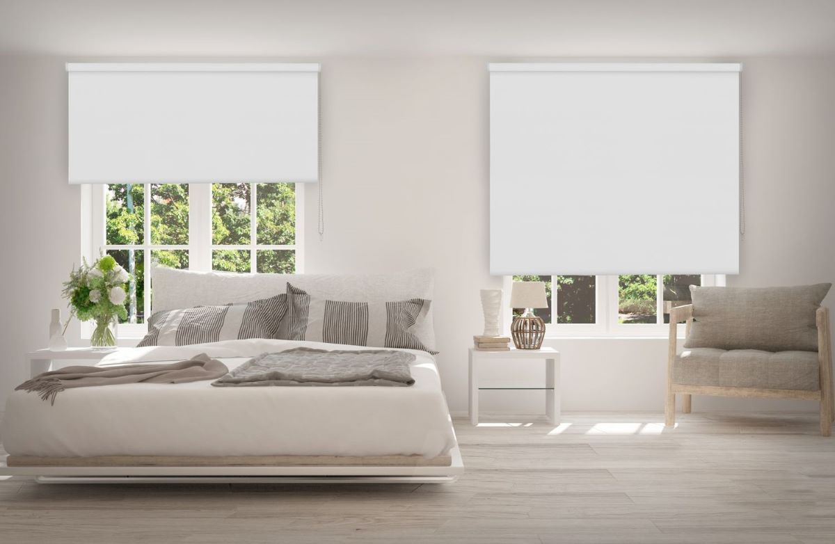 Estor enrollable opaco de Carrefour