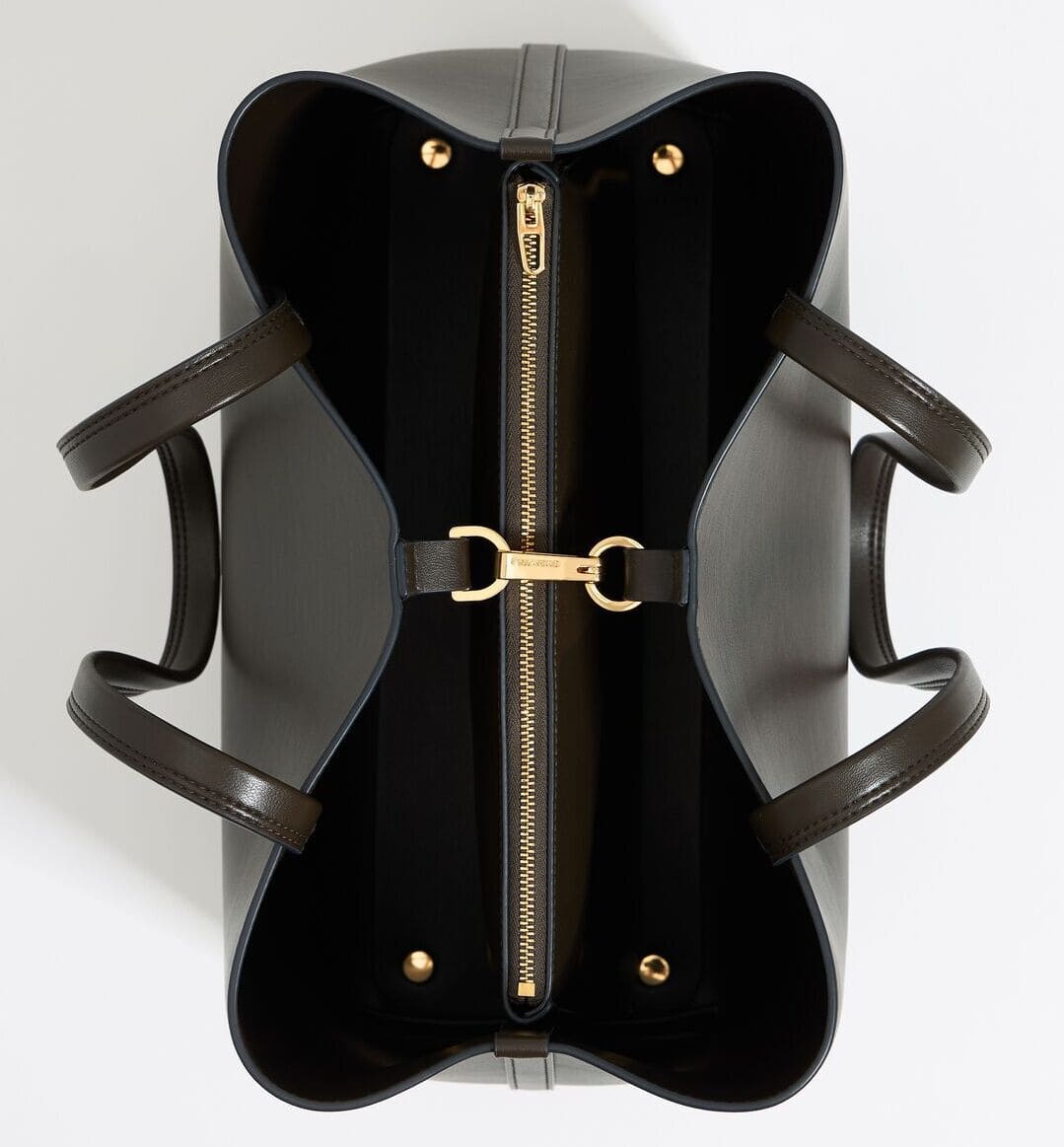 El nuevo bolso shopper Chihuahua grande de piel en color oliva de Bimba y Lola