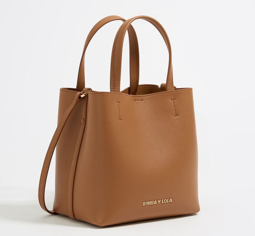 El nuevo bolso Chihuahua pequeño de piel color miel de Bimba y Lola