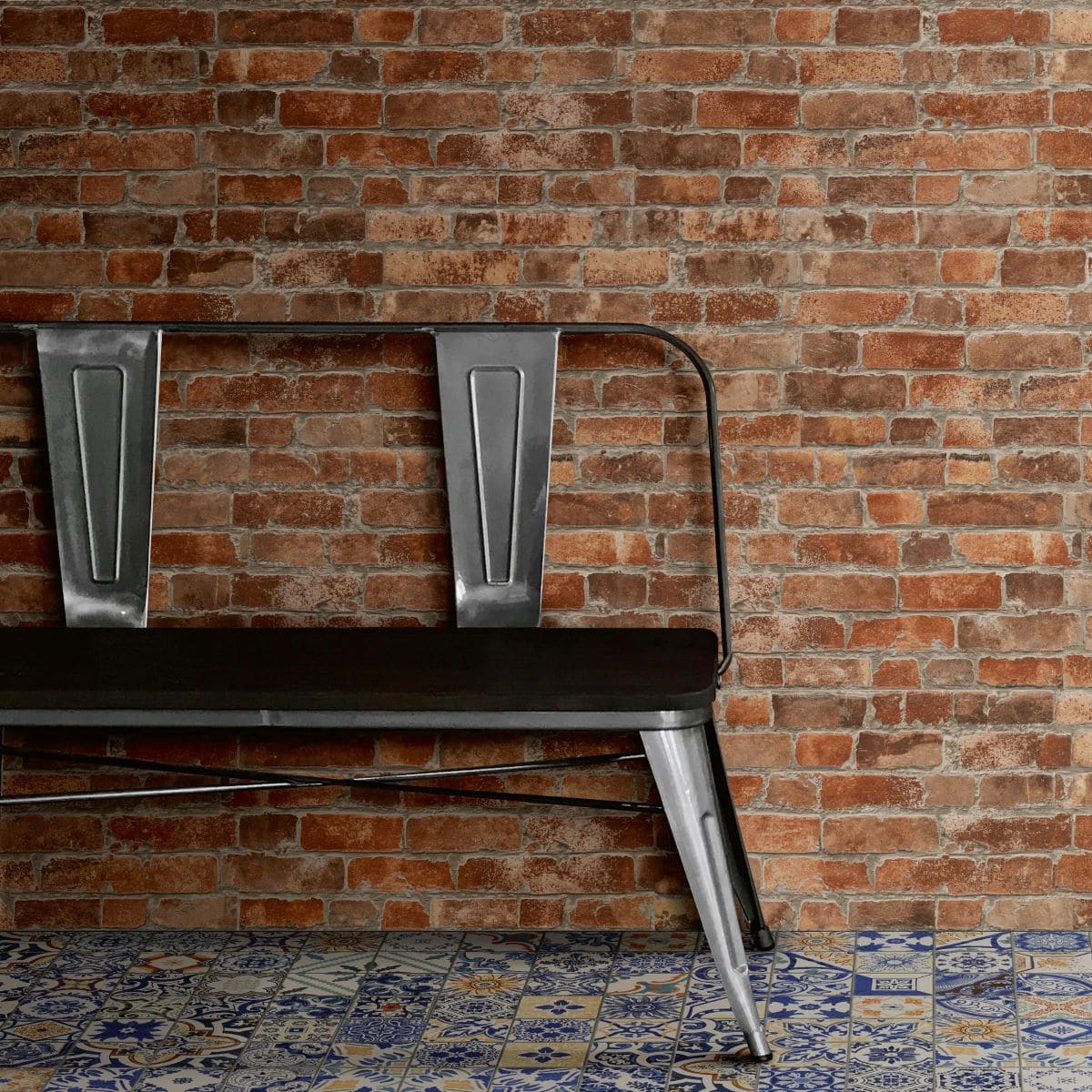 Azulejo porcelánico Manhattan efecto ladrillo cotto