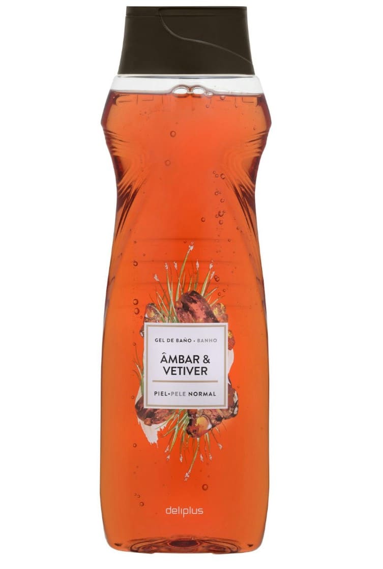 Gel de baño Ámbar y Vetiver de Deliplus