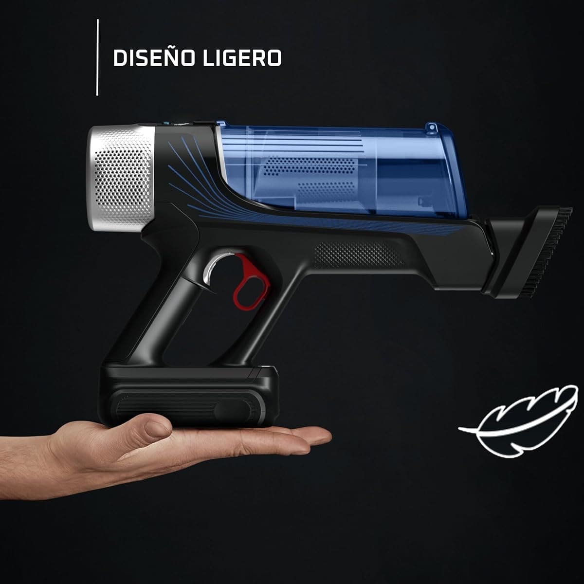 El aspirador escoba sin cable con 250 W 4 en 1 de Rowenta en Amazon