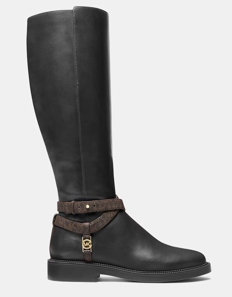 Las botas altas de piel para mujer negras de Michael Kors en El Corte Inglés