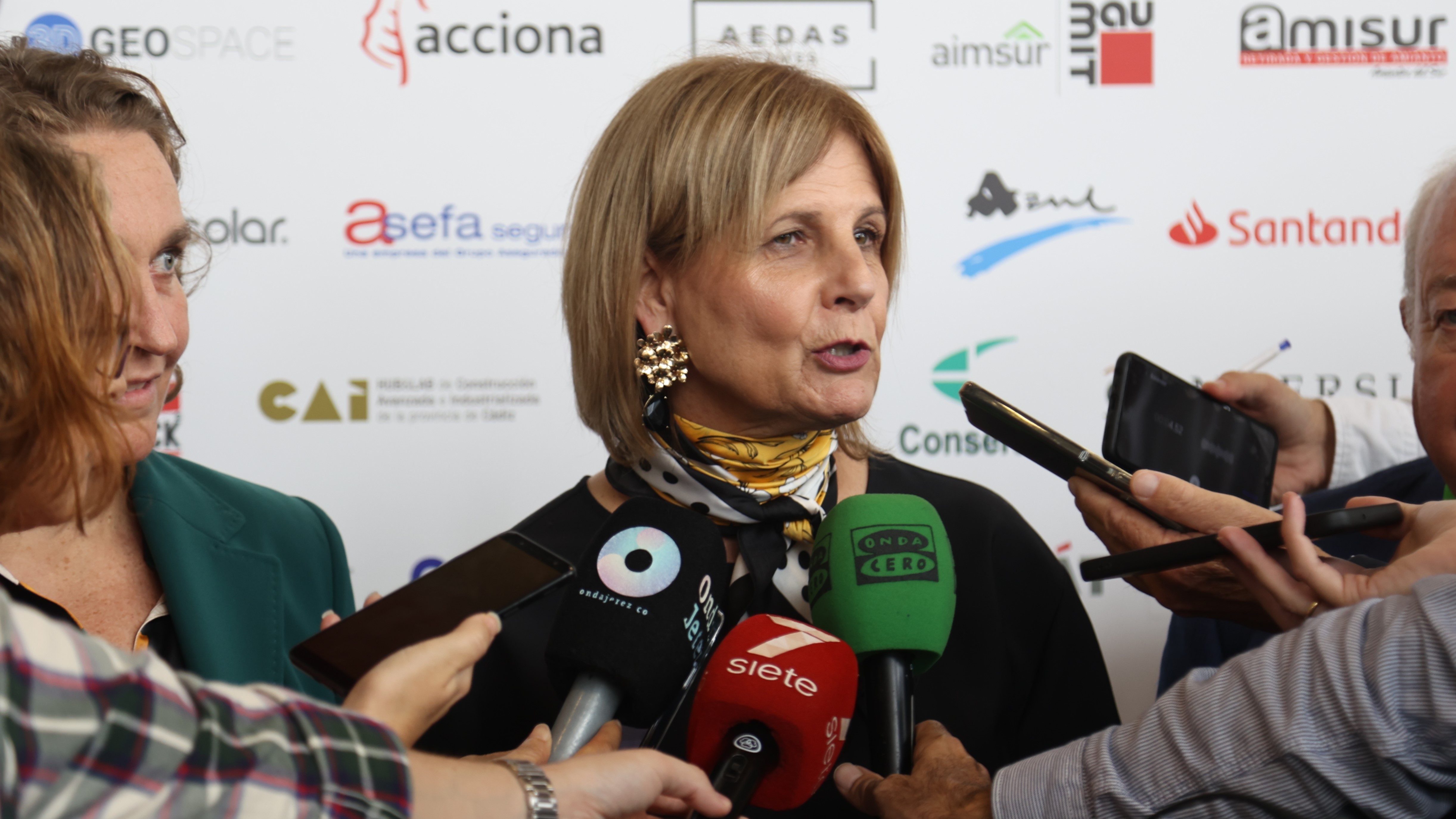 García-Pelayo en la inauguración de la cuarta edición de la Feria de Construcción 'Expoconstruye' | Cristo García