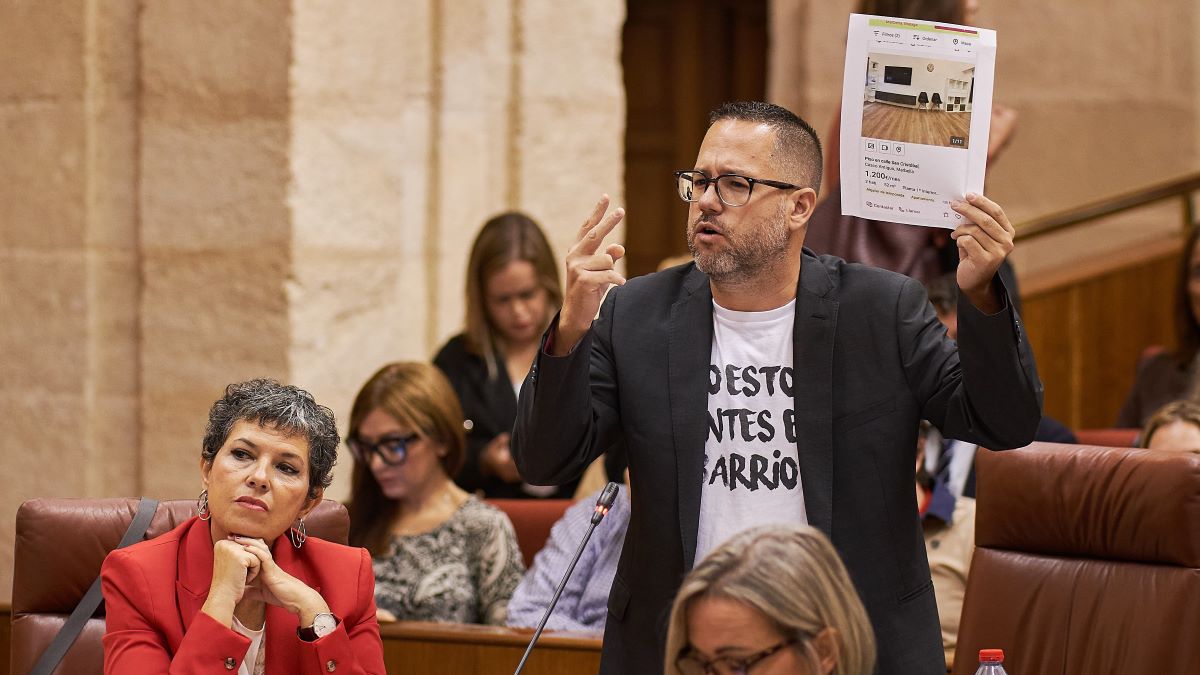 José Ignacio García en el Pleno del Parlamento | Salvador López Medina