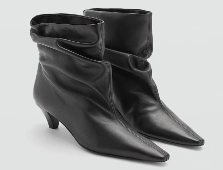 Botín 100 piel kitten de Mango