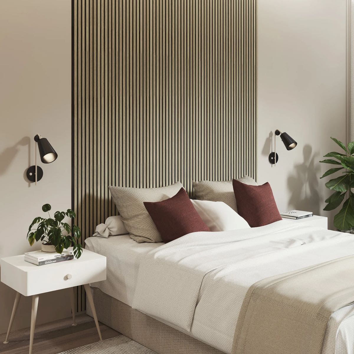 Revestimiento de pared palilleria Novo bicolor