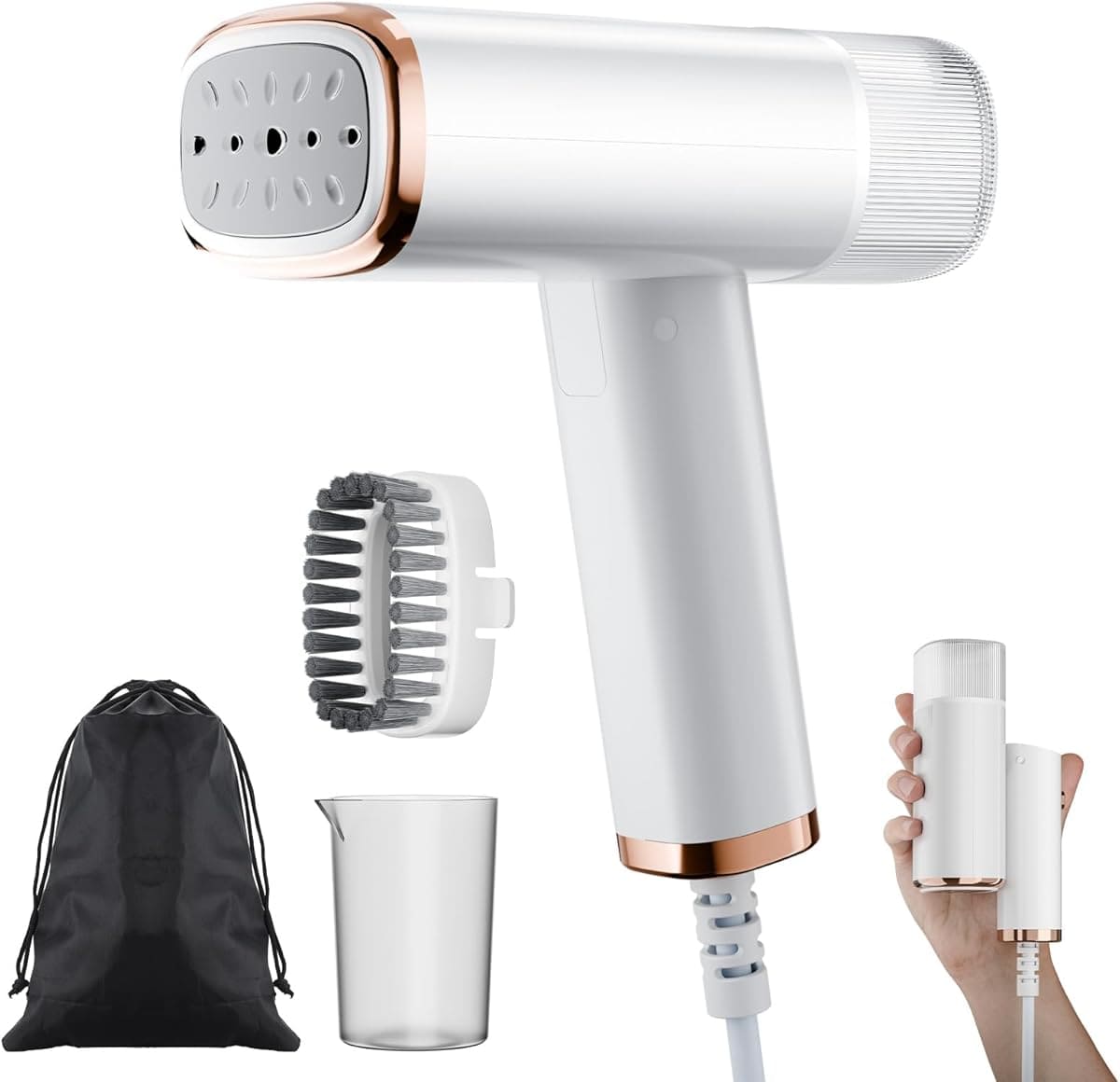 La plancha vertical de vapor plegable y portátil de Amazon