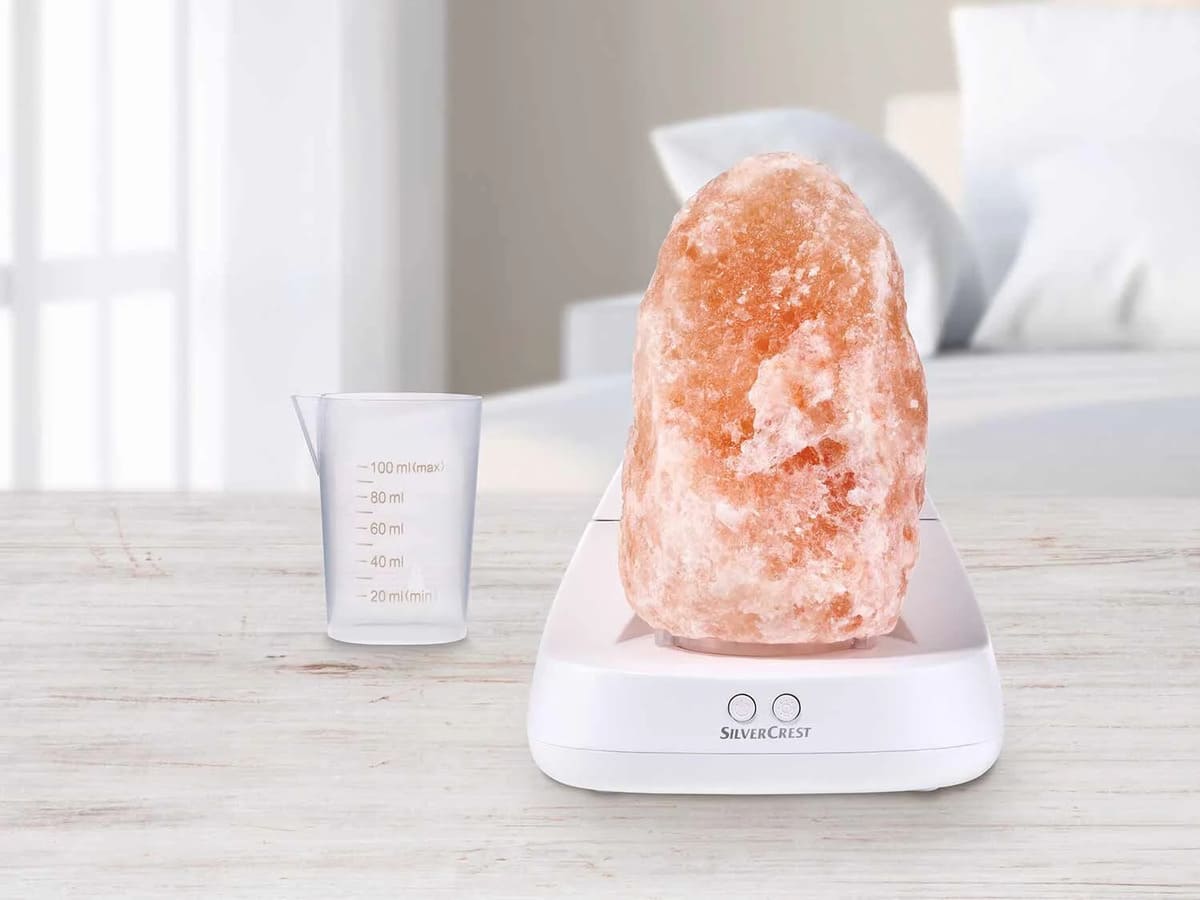 Difusor ultrasónico con sal de Himalaya