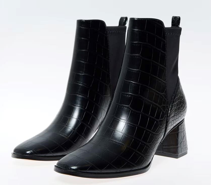 Botín medio croco Sfera