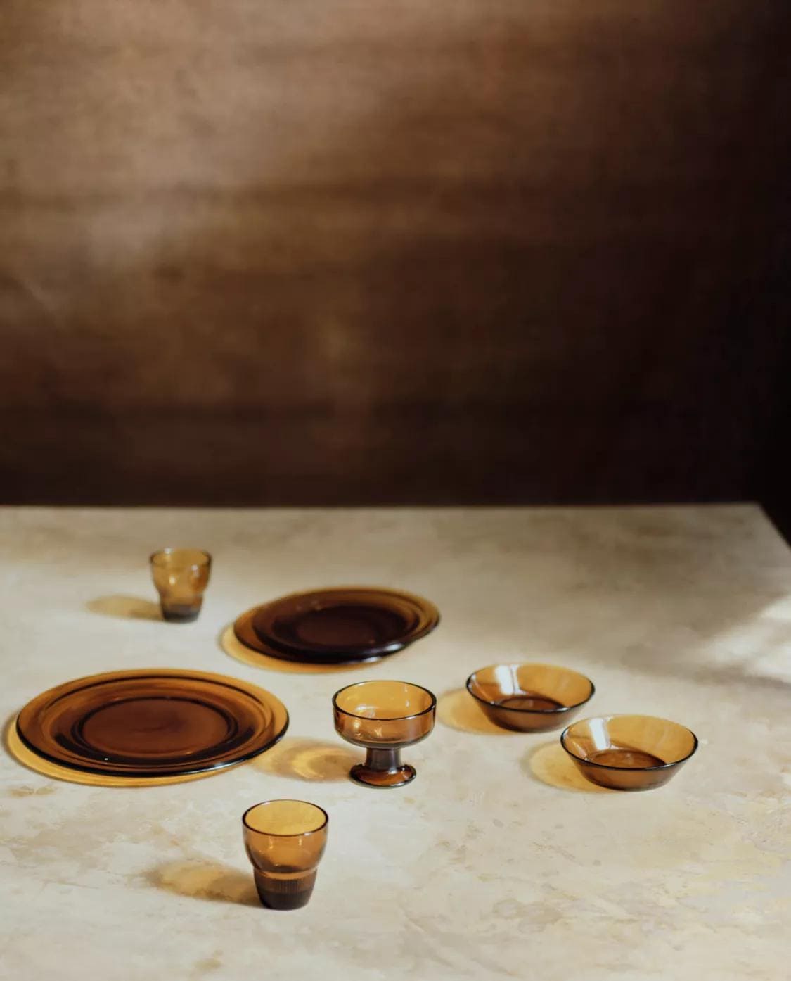 Vajilla vidrio color