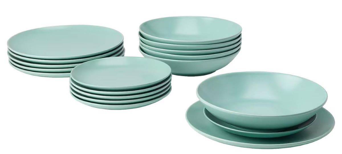 Vajilla de 18 piezas FÄRGKLAR