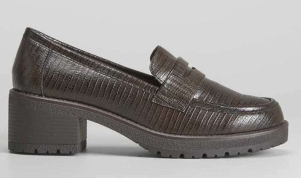 Zapato mocasín de tacón dentado PICCOLA PIU