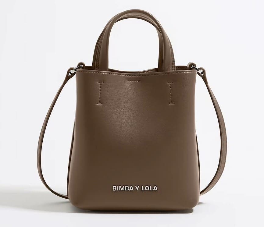 Bolso de mano Chihuahua de piel mini convertible a bandolera