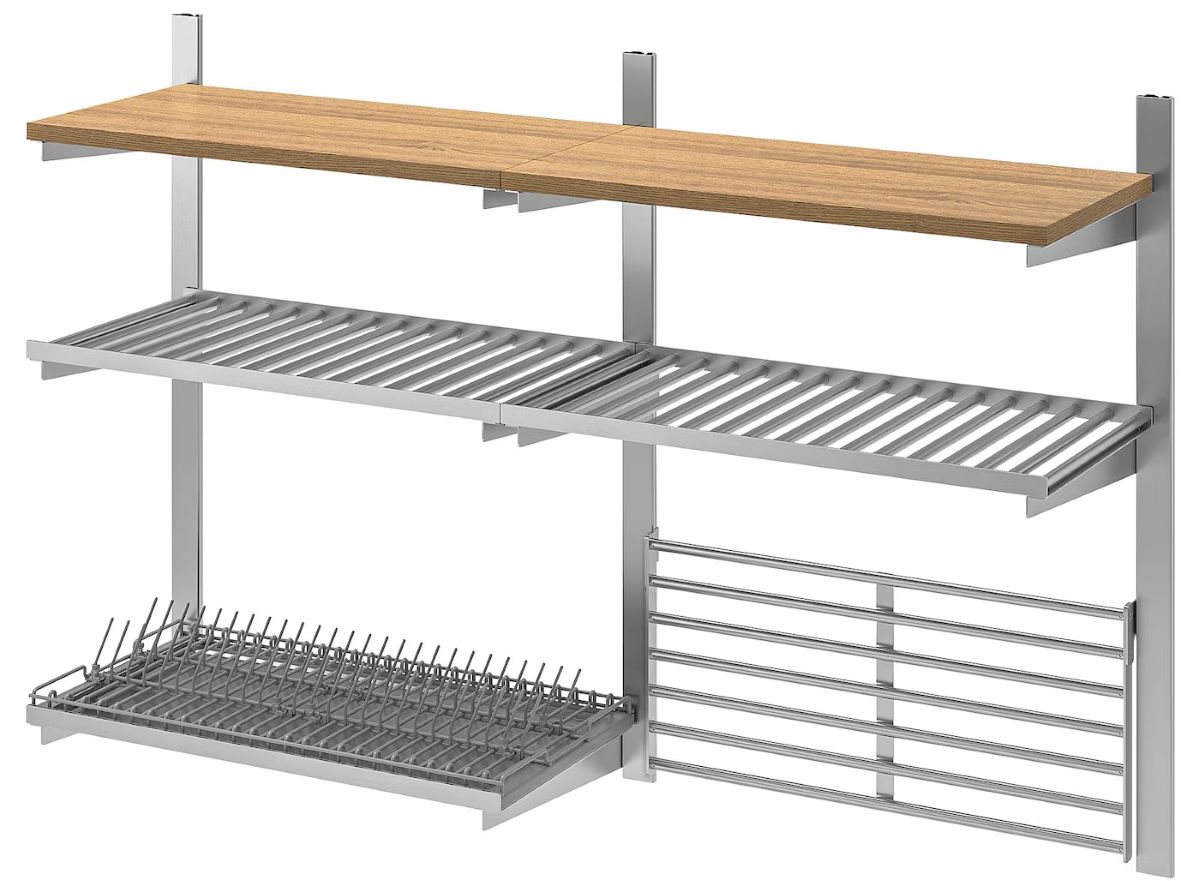 Estantería escurreplatos de la serie KUNGSFORS de Ikea