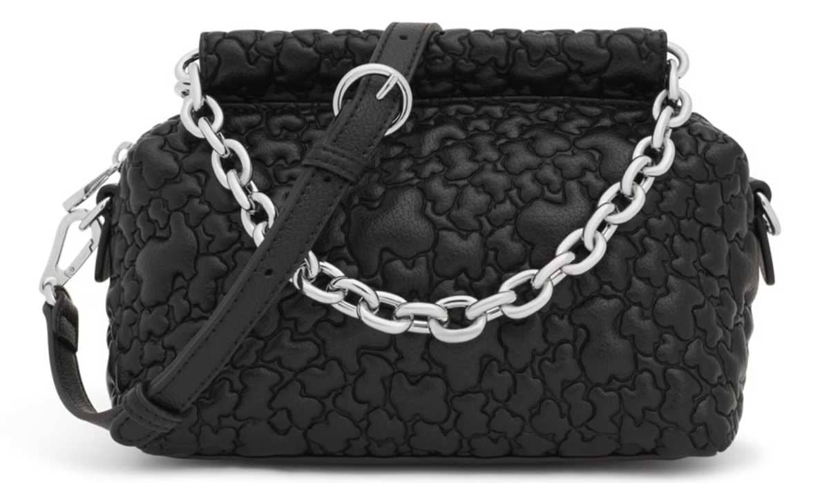 Bandolera pequeña negra TOUS Jane Puffy Bear