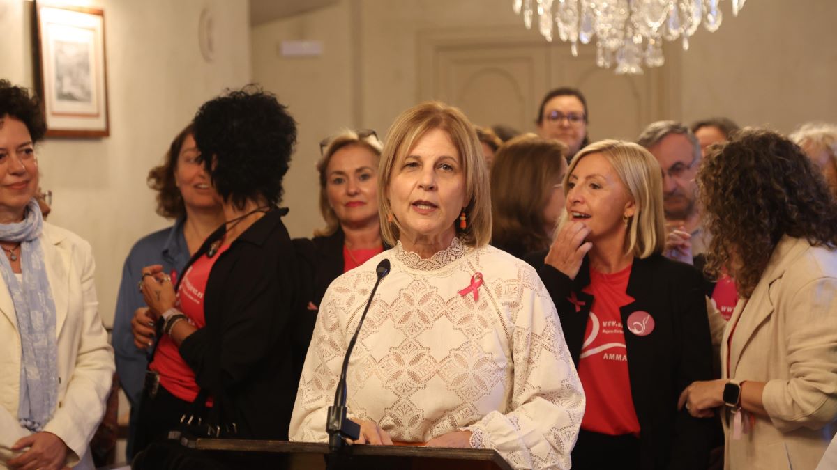 María José García-Pelayo en el Día Mundial contra el Cáncer de Mama | Cristo García