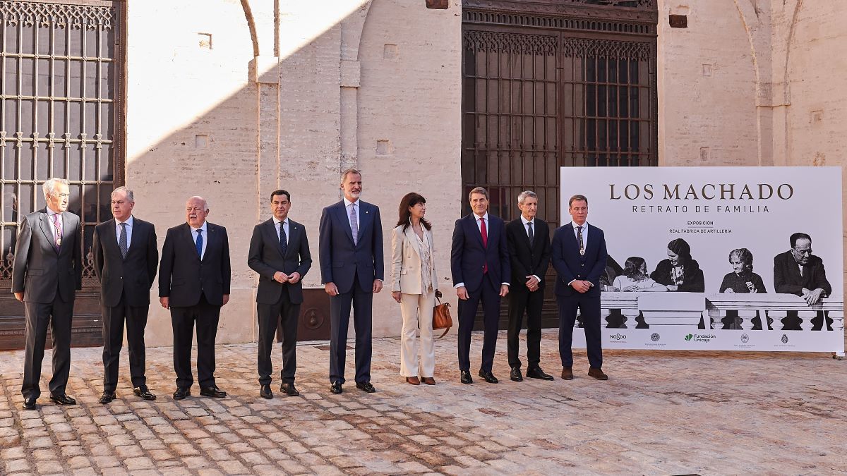 El Rey Felipe VI preside la inauguración de la exposición 'Los Machado Retrato de familia' | Salvador López Medina