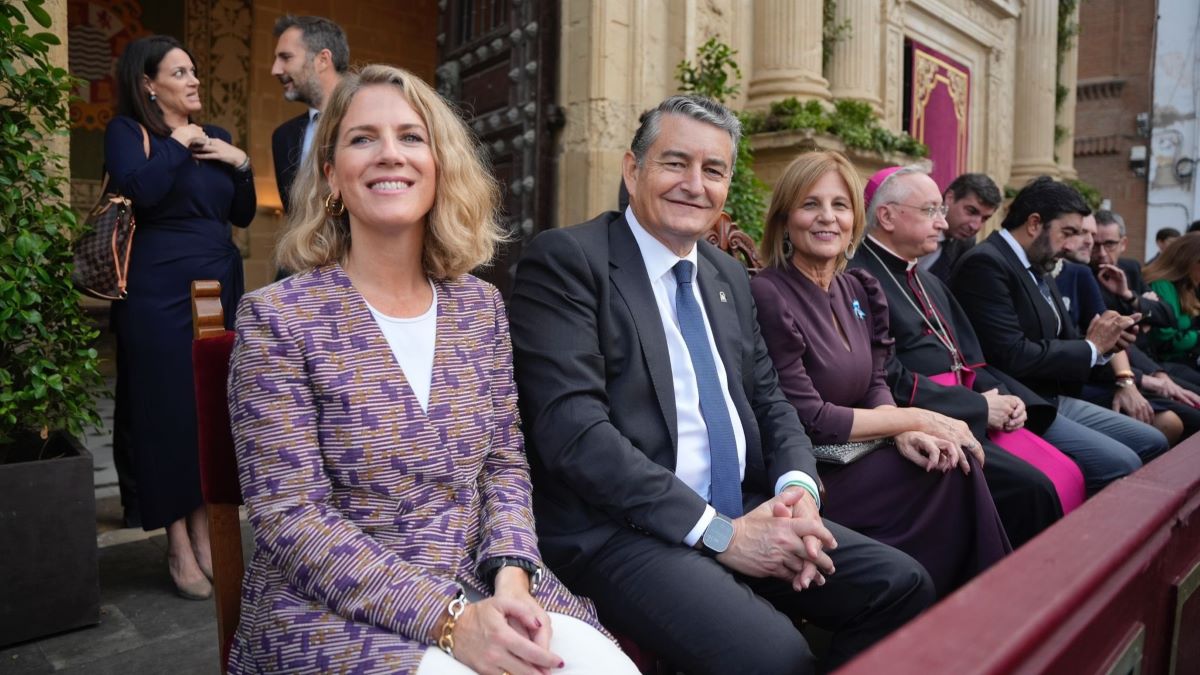 García-Pelayo durante la procesión Magna de Jerez
