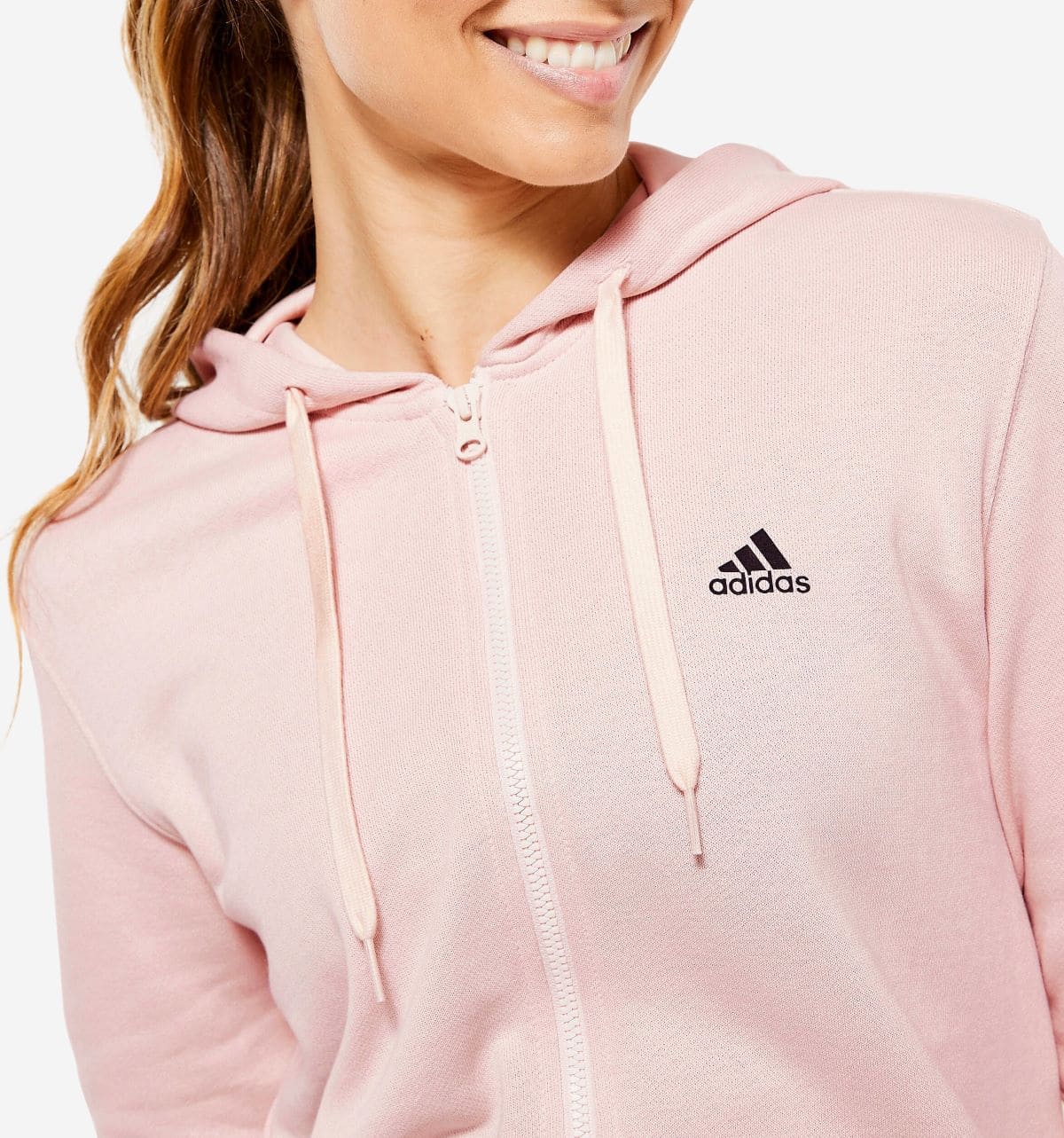 Sudadera con capucha soft training Adidas de Decathlon