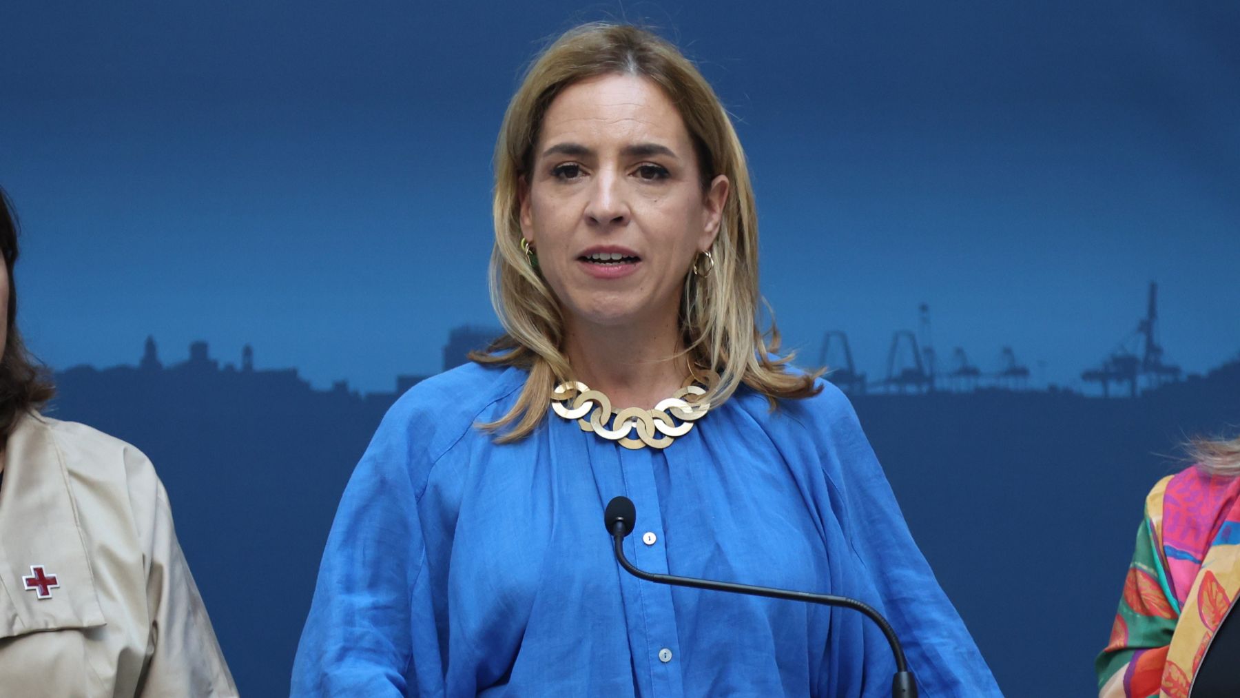 Almudena Martínez en la presentación de los Premios CREA+ en la Diputación de Cádiz | Cristo García