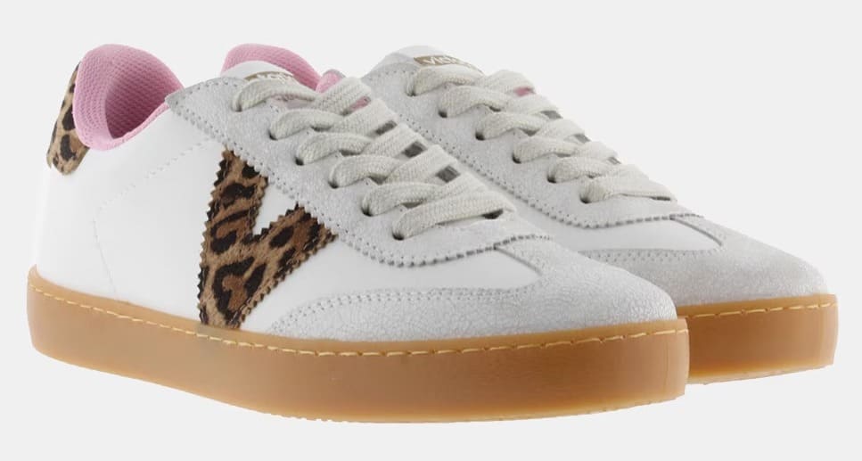 Las zapatillas de mujer Berlin efecto piel y serraje leopardo de Victoria en El Corte Inglés