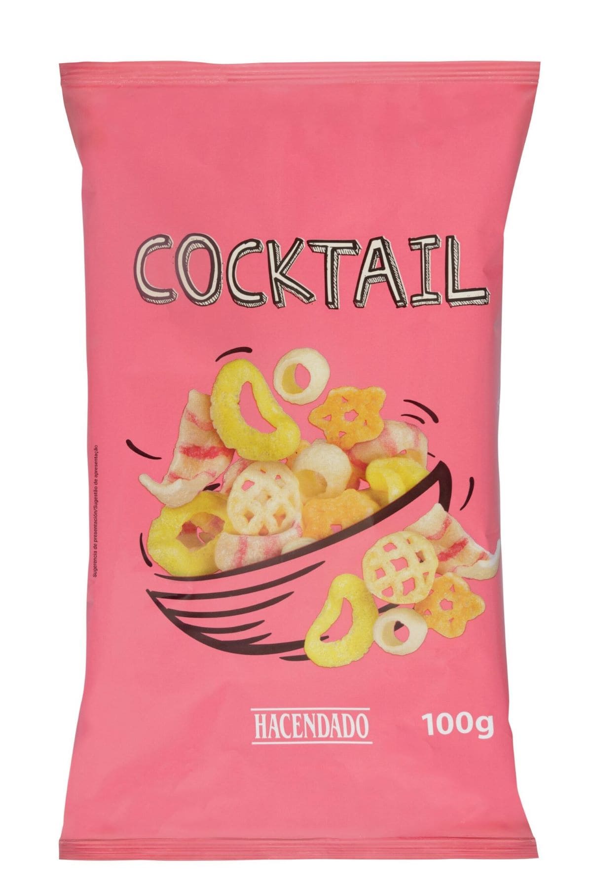 Cocktail mezcla de aperitivos fritos