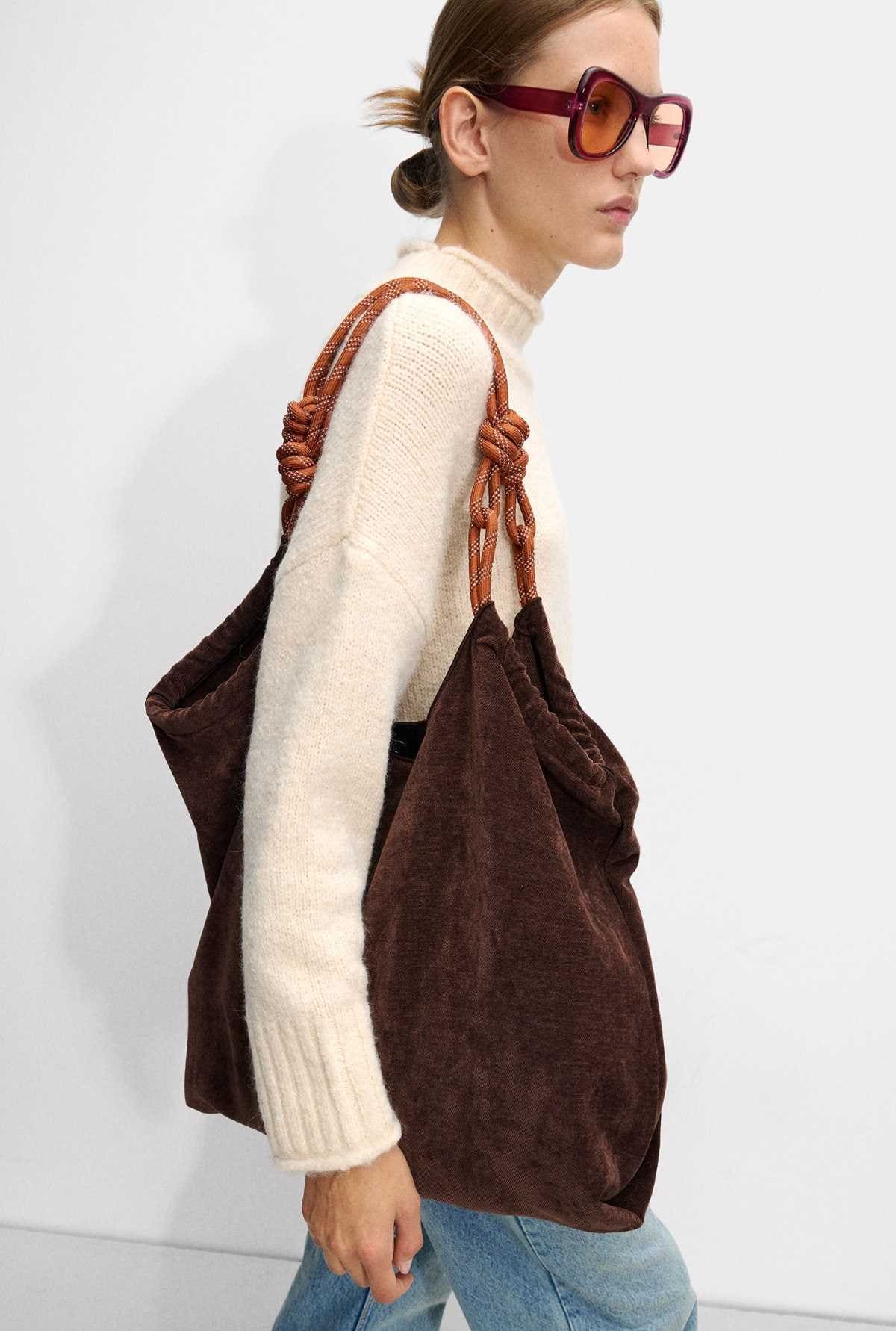 Bolsa Shopper De Tela de Parfois