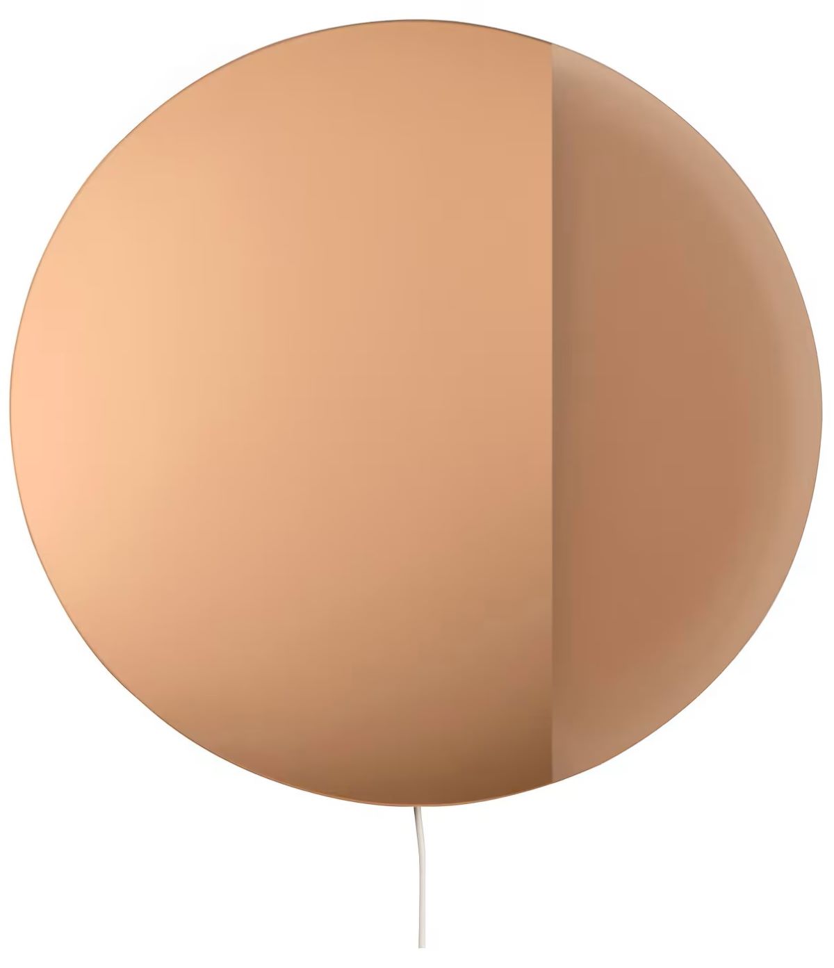 Espejo de pared con lámpara LED de la serie VARMBLIXT de Ikea