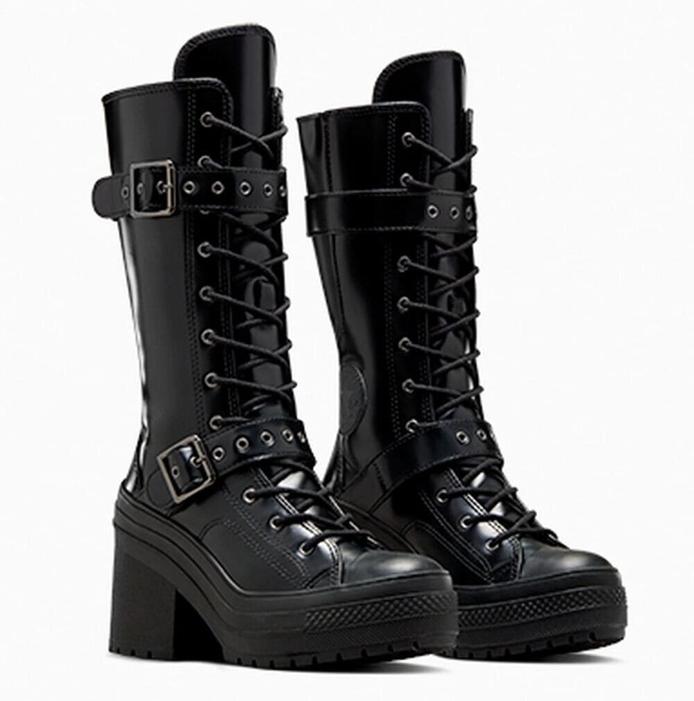 Las nuevas botas altas con tacón Chuck 70 De Luxe XXHi Leather de Converse