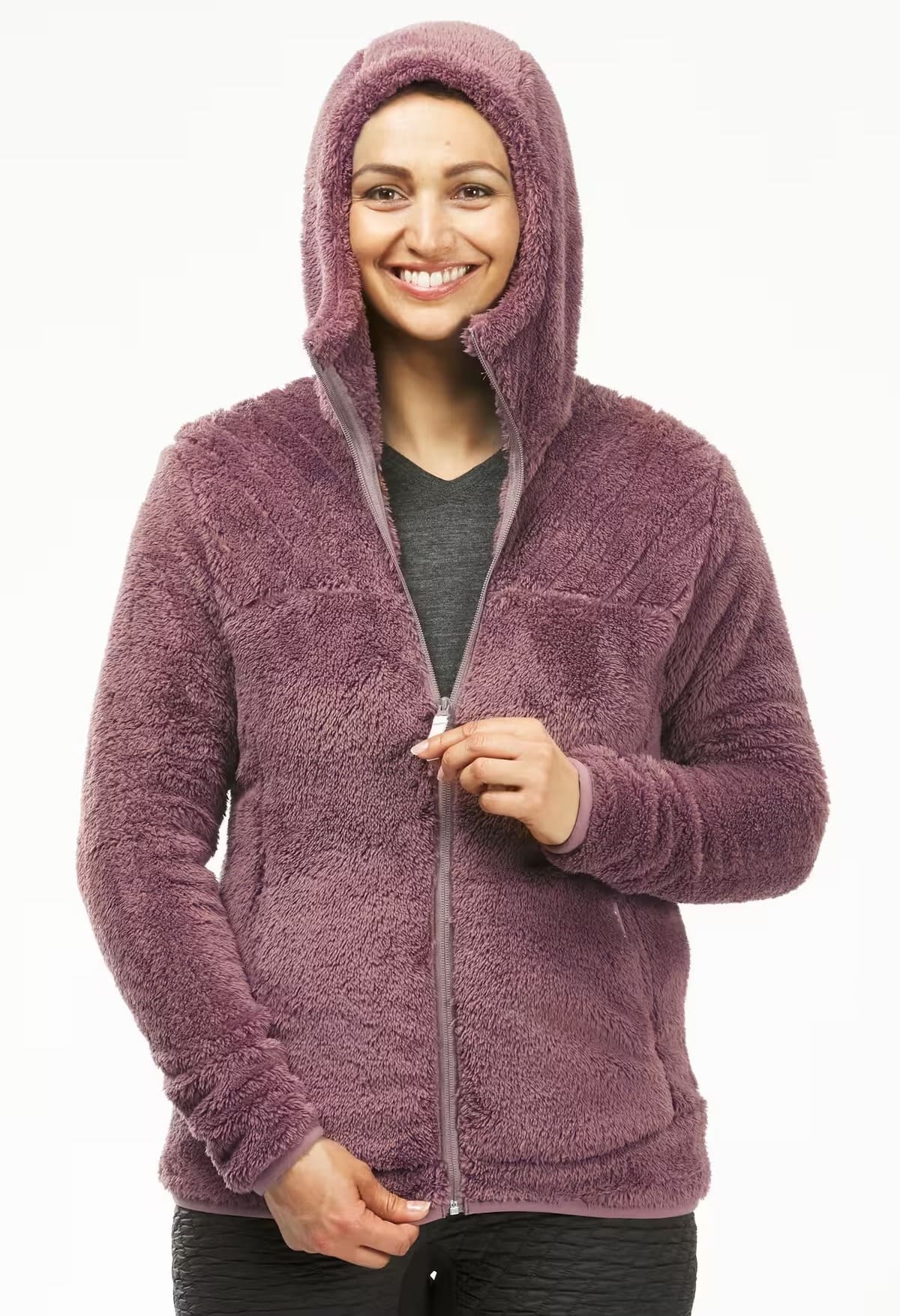 La chaqueta polar de montaña y nueve para mujer Quechua SH100 U-Warm de Decathlon