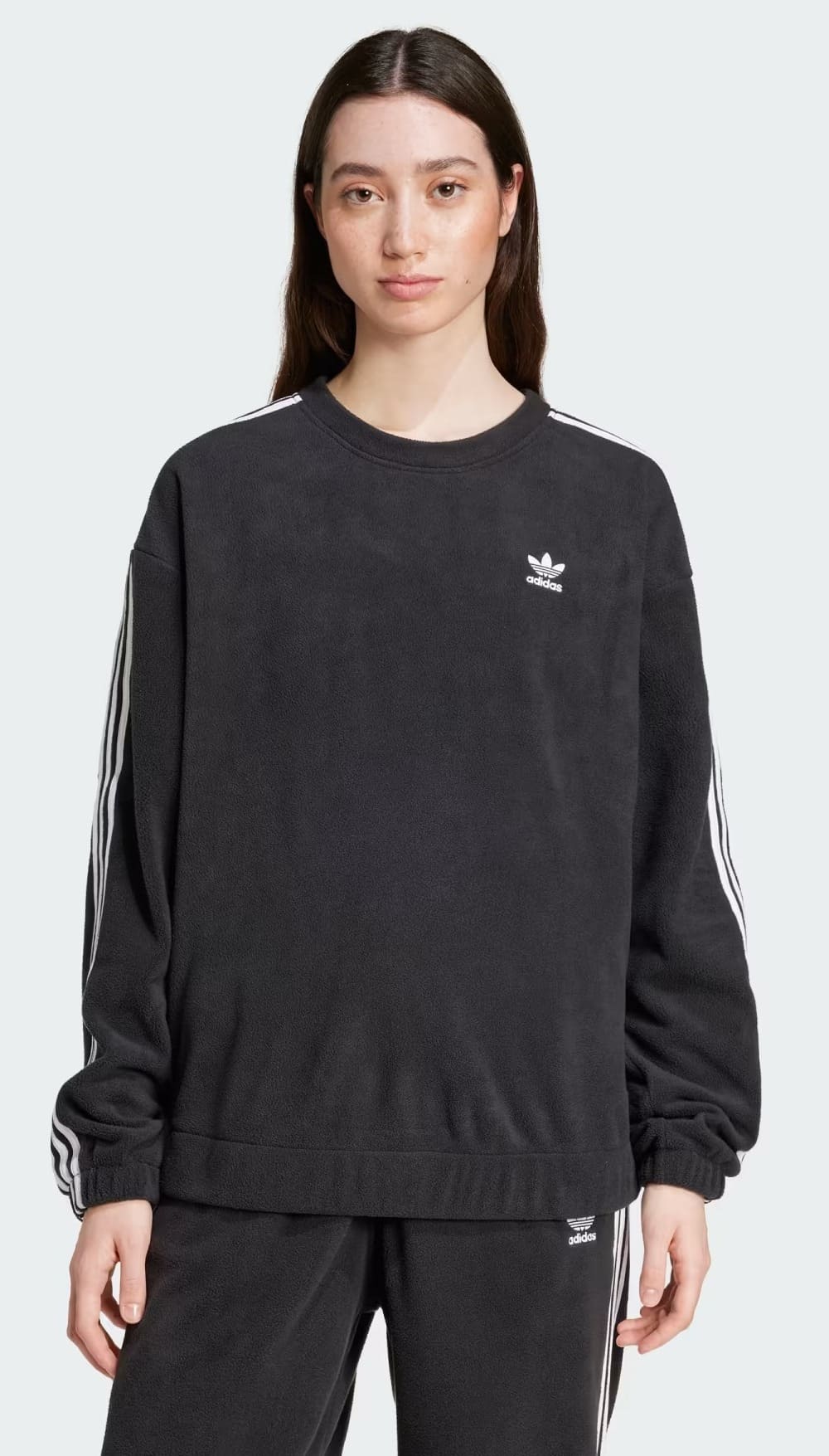 La sudadera polar Fleece Crew Loose de Adidas