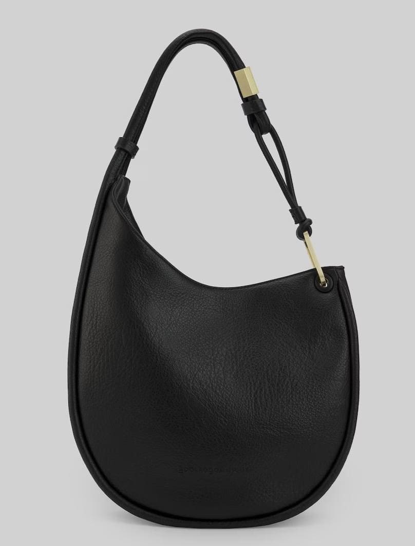 Bolso de hombro tipo Hobo plano