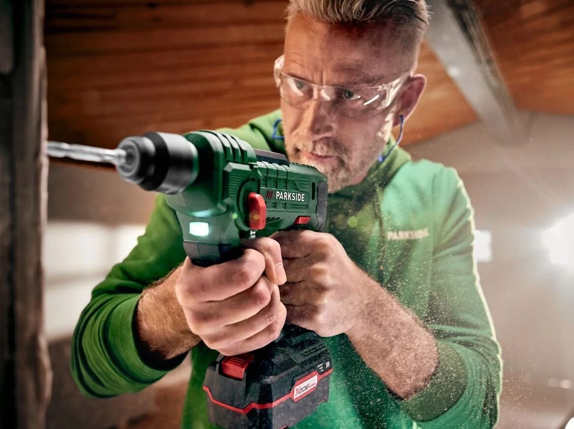 Martillo perforador recargable Parkside