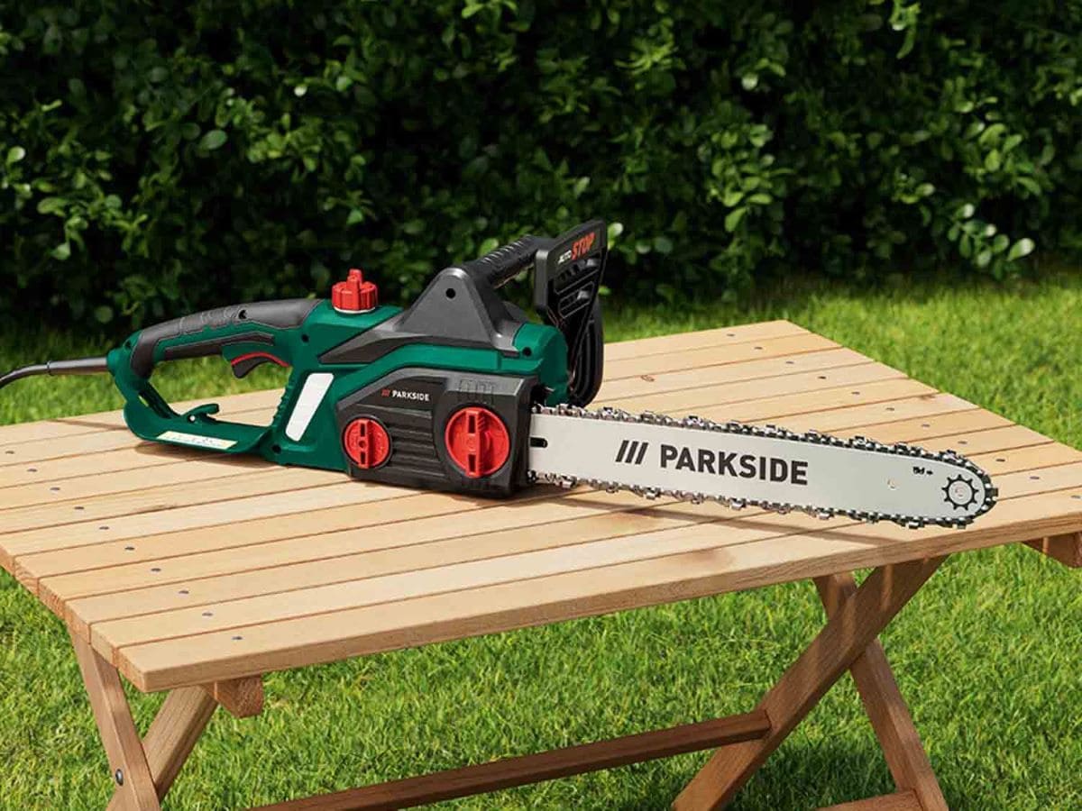 Motosierra eléctrica Parkside
