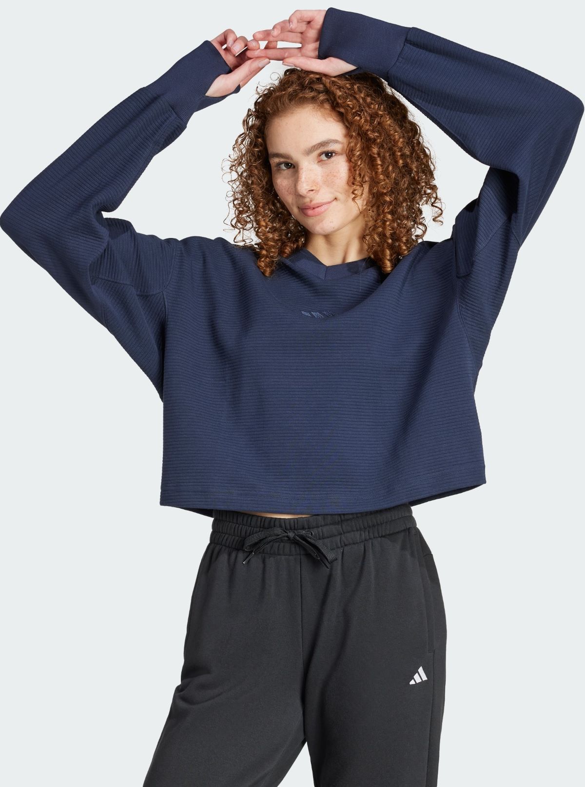 Sudadera Adidas All Szn Ribbed V-Neck