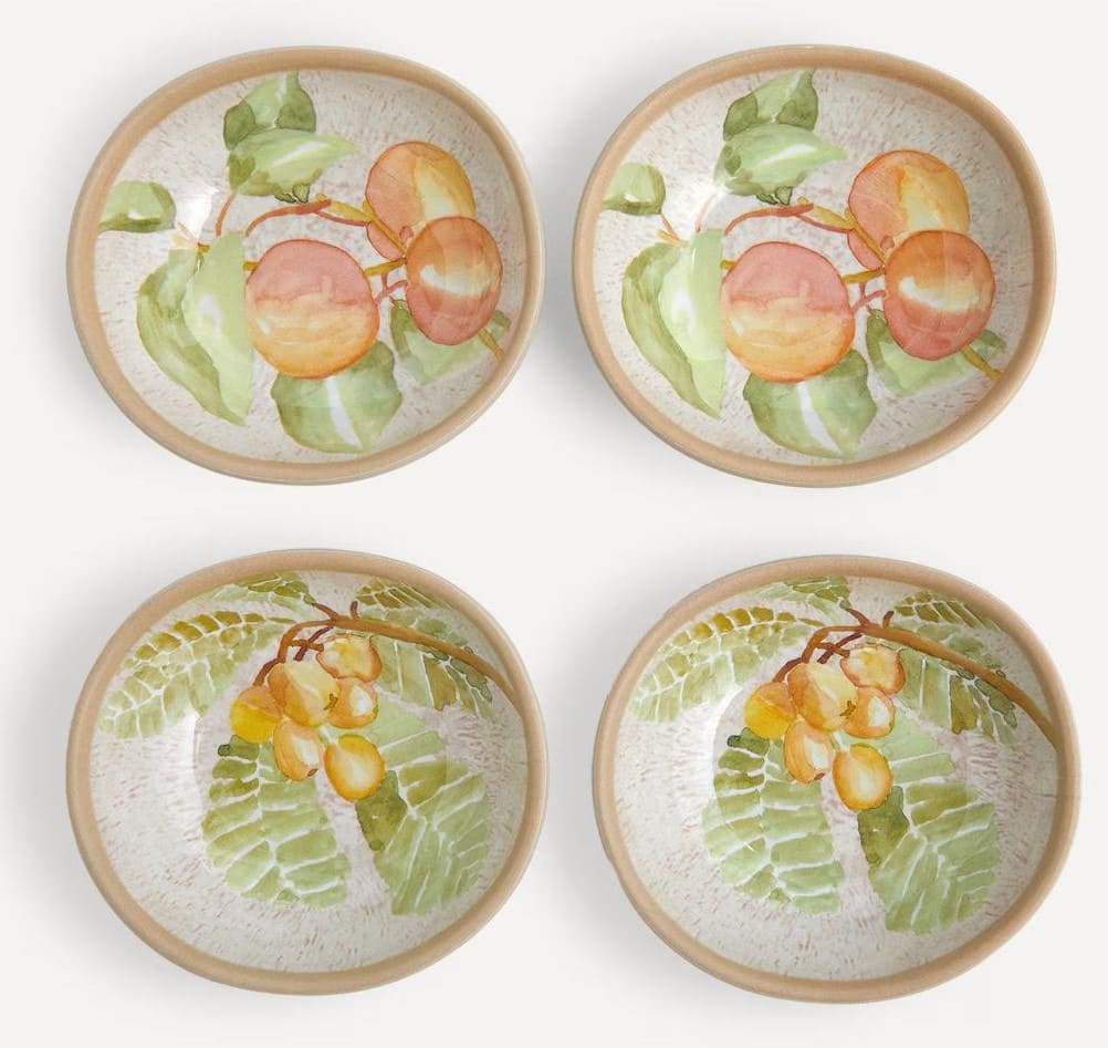 Set de 4 bowls de melamina Campestre