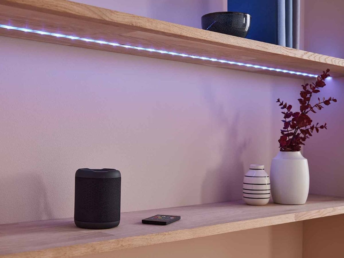 Cinta de LEDS con sensor de audio