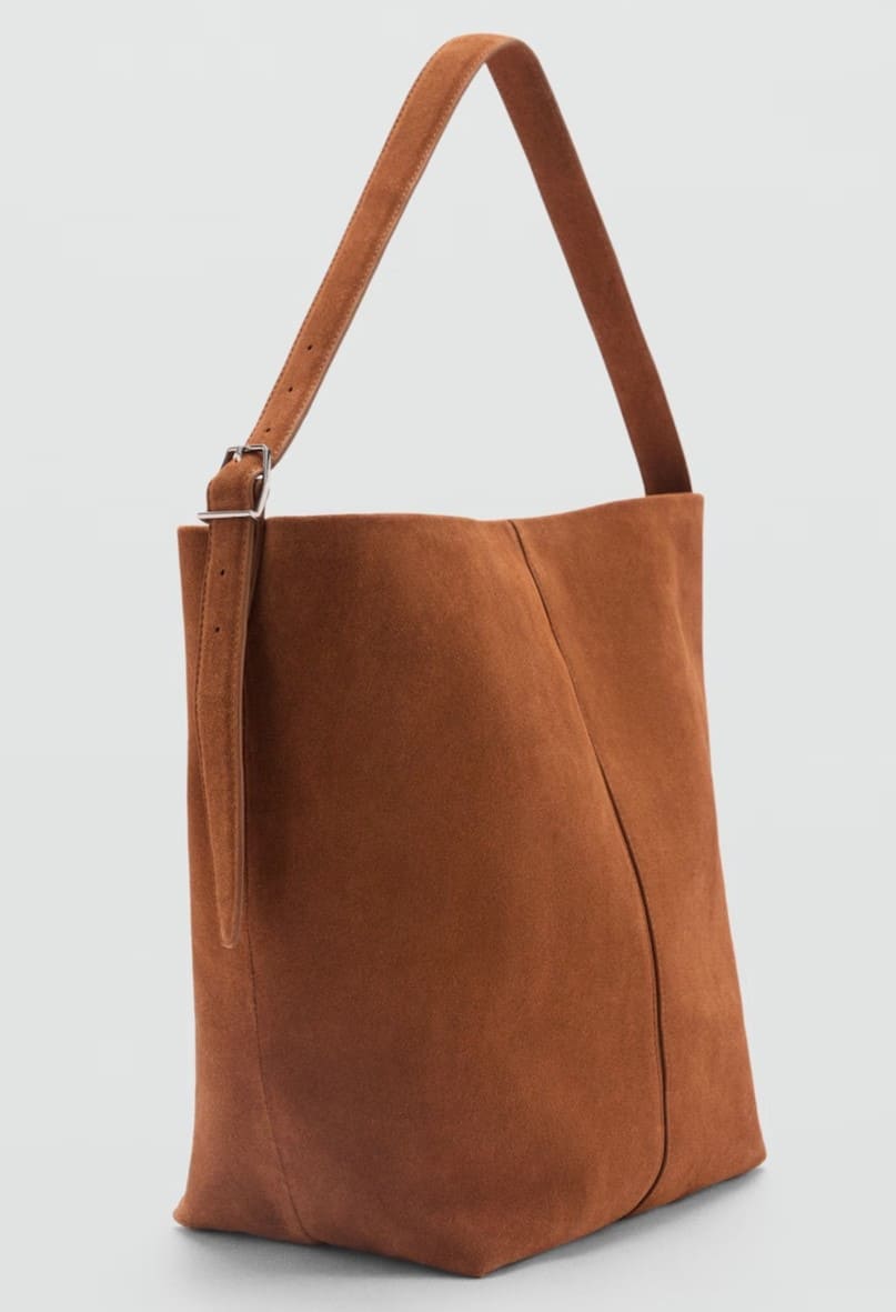 Bolso shopper piel de Mango