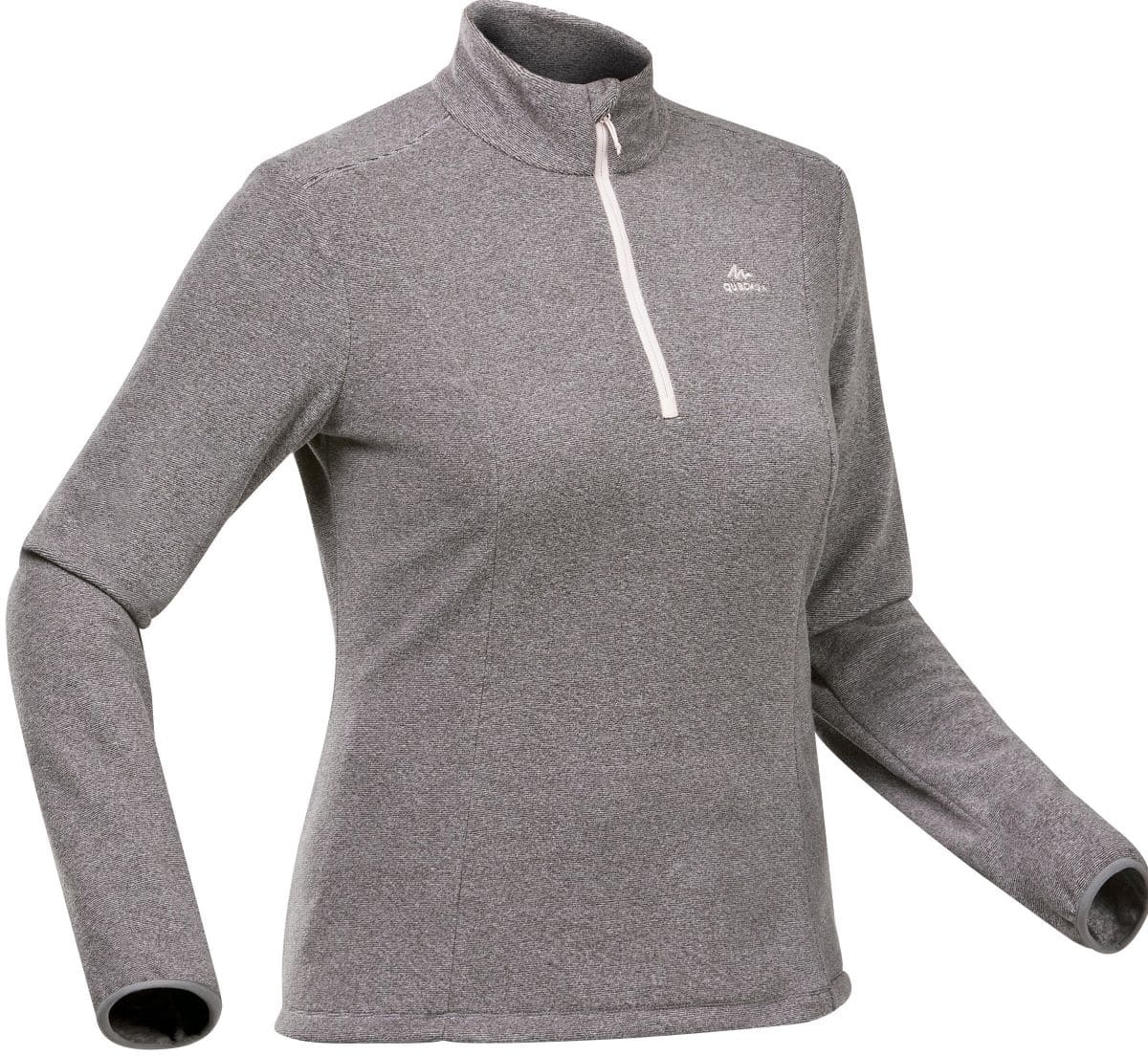 Forro polar con cremallera Quechua MH100 de Decathlon