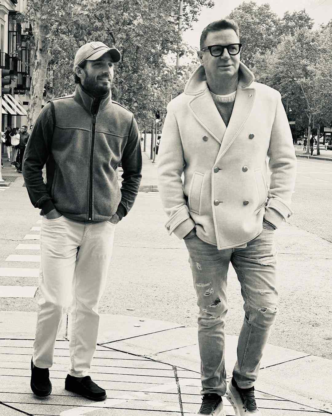 Jorge Cadaval junto a su sobrino Alfonso Cadaval | @Jorgecadaval