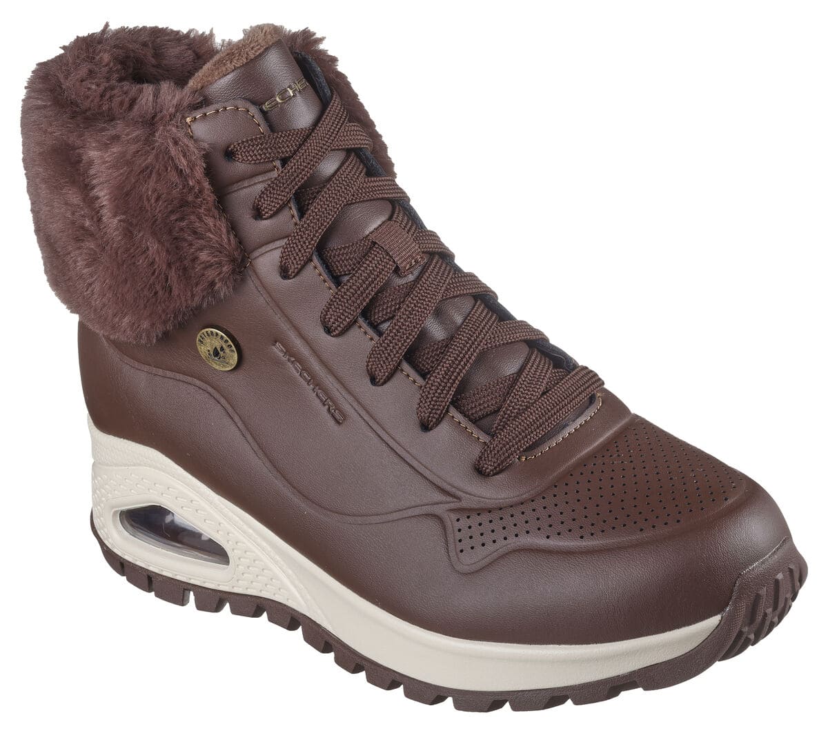 Las botas de piel Uno Rugged - Fall Air 2 en color marrón chocolate de Skechers
