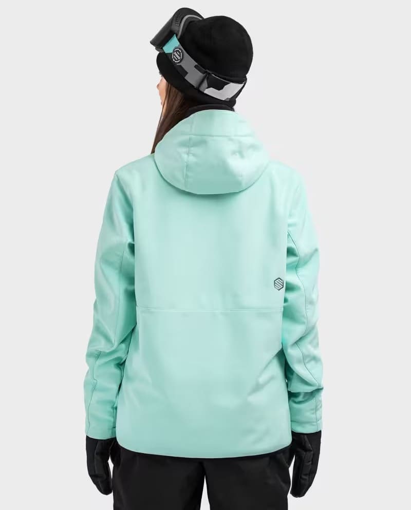 La chaqueta de esquí y nieve Siroko W2-W Senja turquesa para mujer en Decathlon